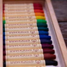 Stockmar Beeswax Crayons - 24 Crayons in Wooden Case