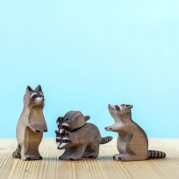 Bumbu Toys Raccoon Family SET