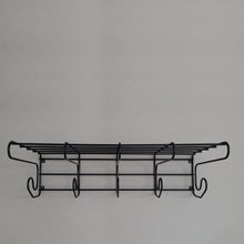 Vintage Ikea Fran Metal Coat Rack - Black