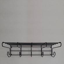 Vintage Ikea Fran Metal Coat Rack - Black
