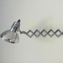 Vintage Ikea Scissor Lamp Chrome - V9604 - 1980s