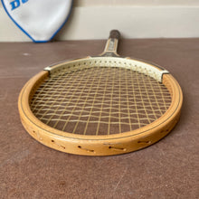Vintage Dunlop - Wooden Tennis Racket with Sleeve