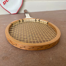 Vintage Dunlop - Wooden Tennis Racket with Sleeve