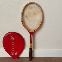 Vintage Rucanor - Wooden Tennis Racket with Sleeve