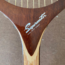 Vintage Supermaster - Wooden Tennis Racket with Sleeve