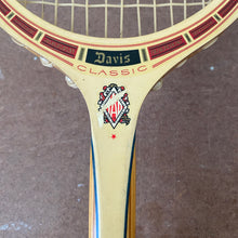 Vintage Davis Classic - Wooden Tennis Racket with Sleeve