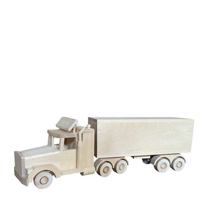 Wooden Truck With Trailer