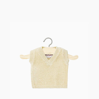 Minikane Paola Reina Baby Doll Knitted Spencer LÉONARDO – Crème