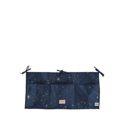 Nobodinoz Merlin Crib Organizer - Gold Stella/Night Blue