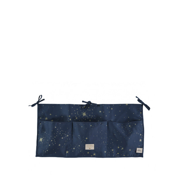 Nobodinoz Merlin Crib Organizer - Gold Stella/Night Blue