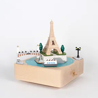 Wooderful Life Wooden Music Box - Eiffel Tower Paris