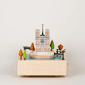 Wooderful Life Wooden Music Box - Notre Dame de Paris