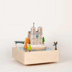 Wooderful Life Wooden Music Box - Notre Dame de Paris