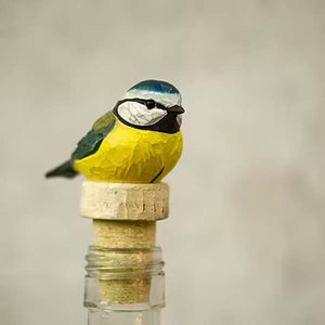 Wildlife Garden Bottle Stopper - Blue Tit