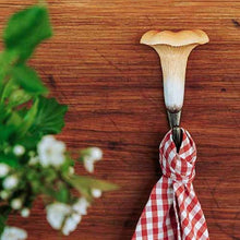 Wildlife Garden Hand Carved Mushroom Hook - Chanterelle