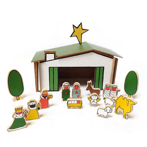 Miffy Wooden Nativity Scene Set by Dick Bruna