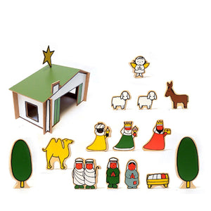 Miffy Wooden Nativity Scene Set by Dick Bruna