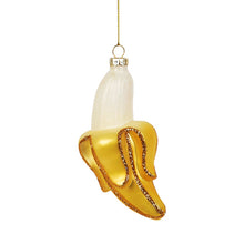 Glass Shaped Christmas Bauble - Banana