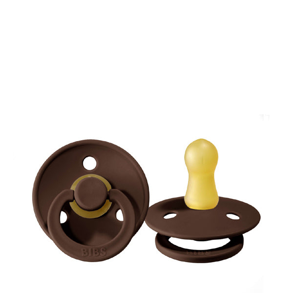 Bibs Classic Round Pacifier - Mocha