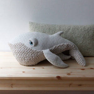 BigStuffed Albino Whale - Small