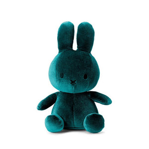 Miffy Velvet Soft Toy – Dark Teal