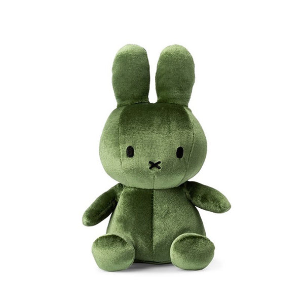 Miffy Velvet Soft Toy – Moss Green