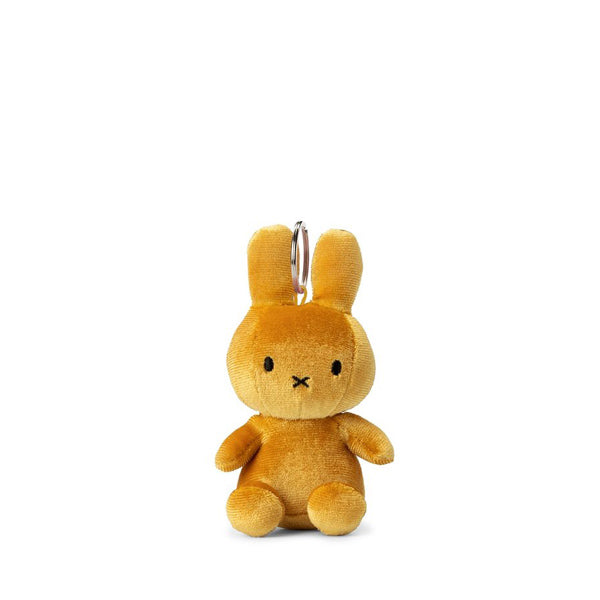 Miffy Velvet Keychain – Ocre