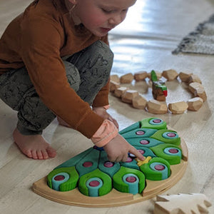 Bumbu Toys Peacock Puzzle