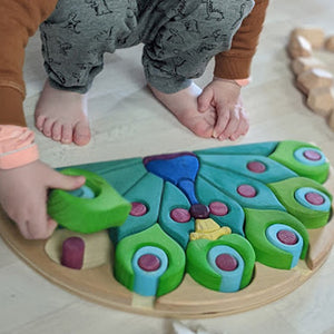 Bumbu Toys Peacock Puzzle