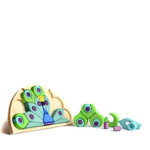 Bumbu Toys Peacock Puzzle