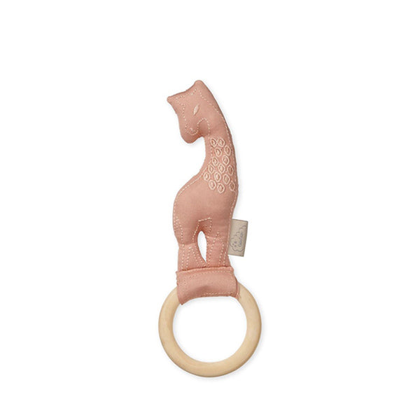 Cam Cam Copenhagen Giraffe Rattle – Blush