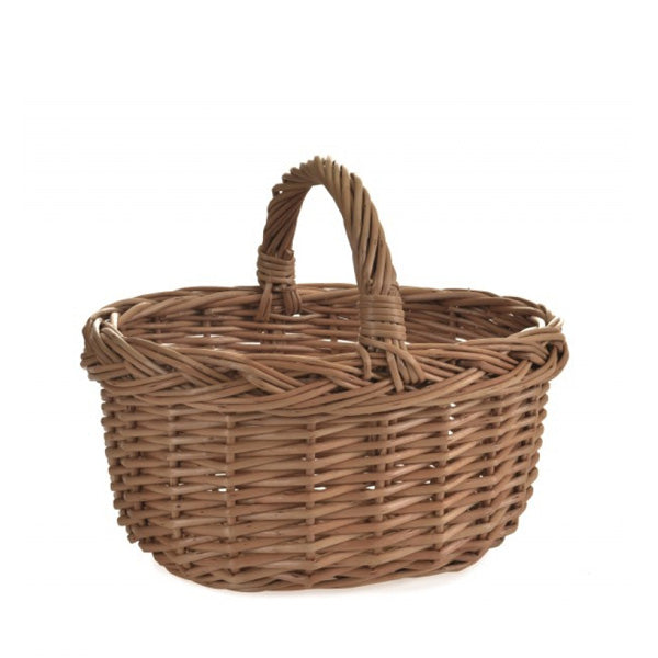 Egmont Toys Rattan Oval Basket - Child