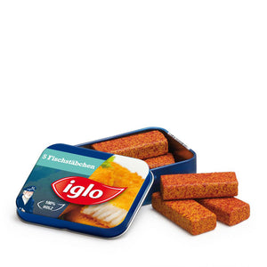 Erzi Fish Fingers Iglo in a Tin