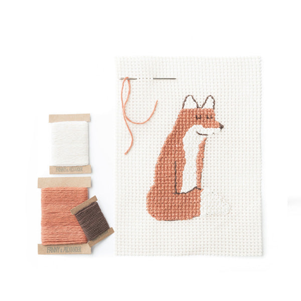 Fanny And Alexander Cross Stitch Kit - Fox