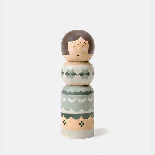 Fanny & Alexander Kokeshi Doll - Green