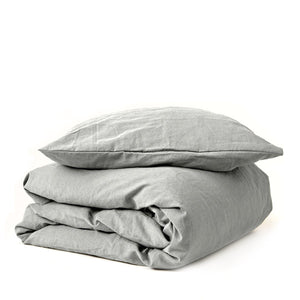 Garbo and Friends Linen Duvet Cover Set – Sage