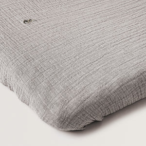 Garbo&Friends Muslin Fitted Sheet – Thyme