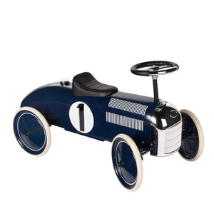 Goki Classic Ride On Metal Car - Navy