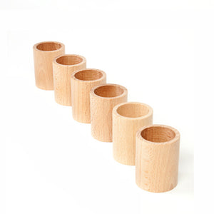 Grapat 6 Cups - Natural Wood