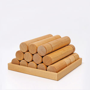 Grimm's Large Building Rollers - Natural