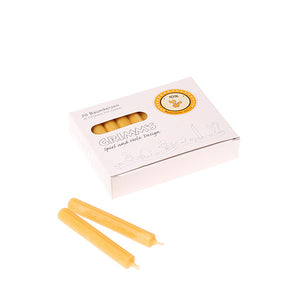 Grimm’s Amber 10% Beeswax Candles – 20 Pieces