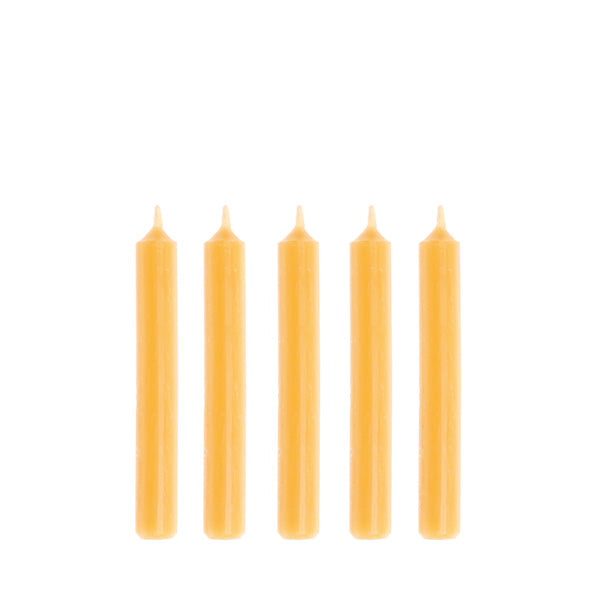 Grimm’s Amber 10% Beeswax Candles – 20 Pieces