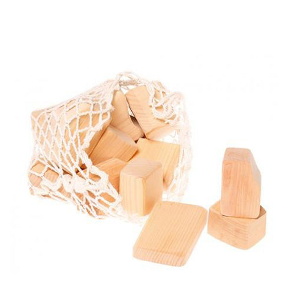 Grimm's Natural Wooden Blocks - 15 Pieces