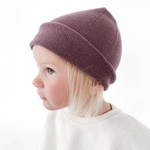 Hvid Knitted Beanie Efa - Viola