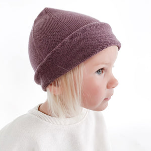 Hvid Knitted Beanie Efa - Viola