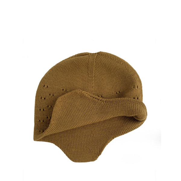 Hvid Knitted Hat Dua - Mustard