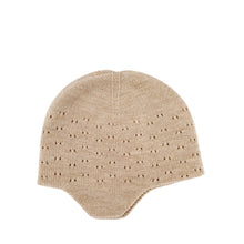 Hvid Knitted Hat Dua - Sand