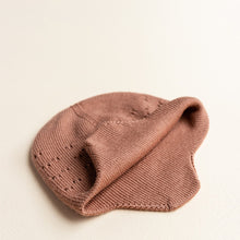 Hvid Knitted Hat Dua - Terracotta