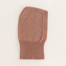 Hvid Knitted Balaclava Eddy - Terracotta