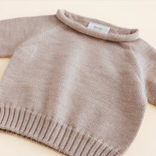 Hvid Sweater Georgette - Sand